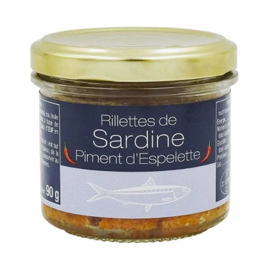 Rillettes de Sardine Piment d'Espelette
