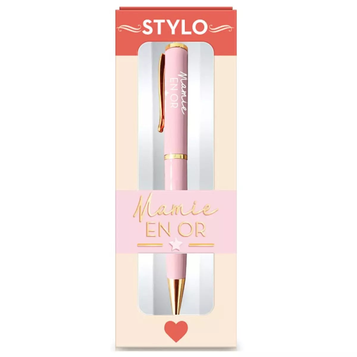 Stylo "Mamie en or"