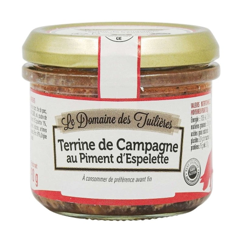 Terrine de campagne au piment d'espelette