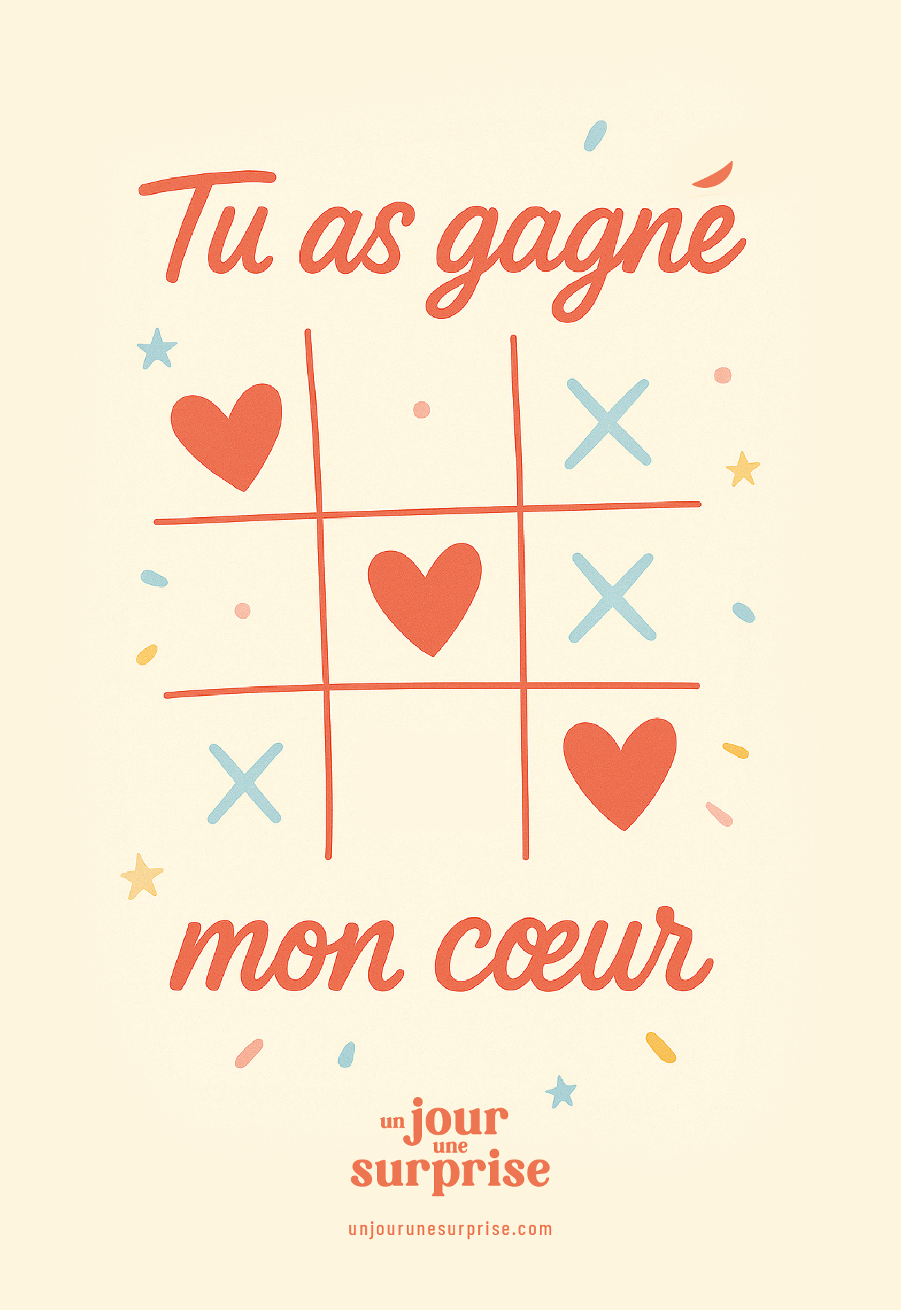 Tu as gagné mon cœur