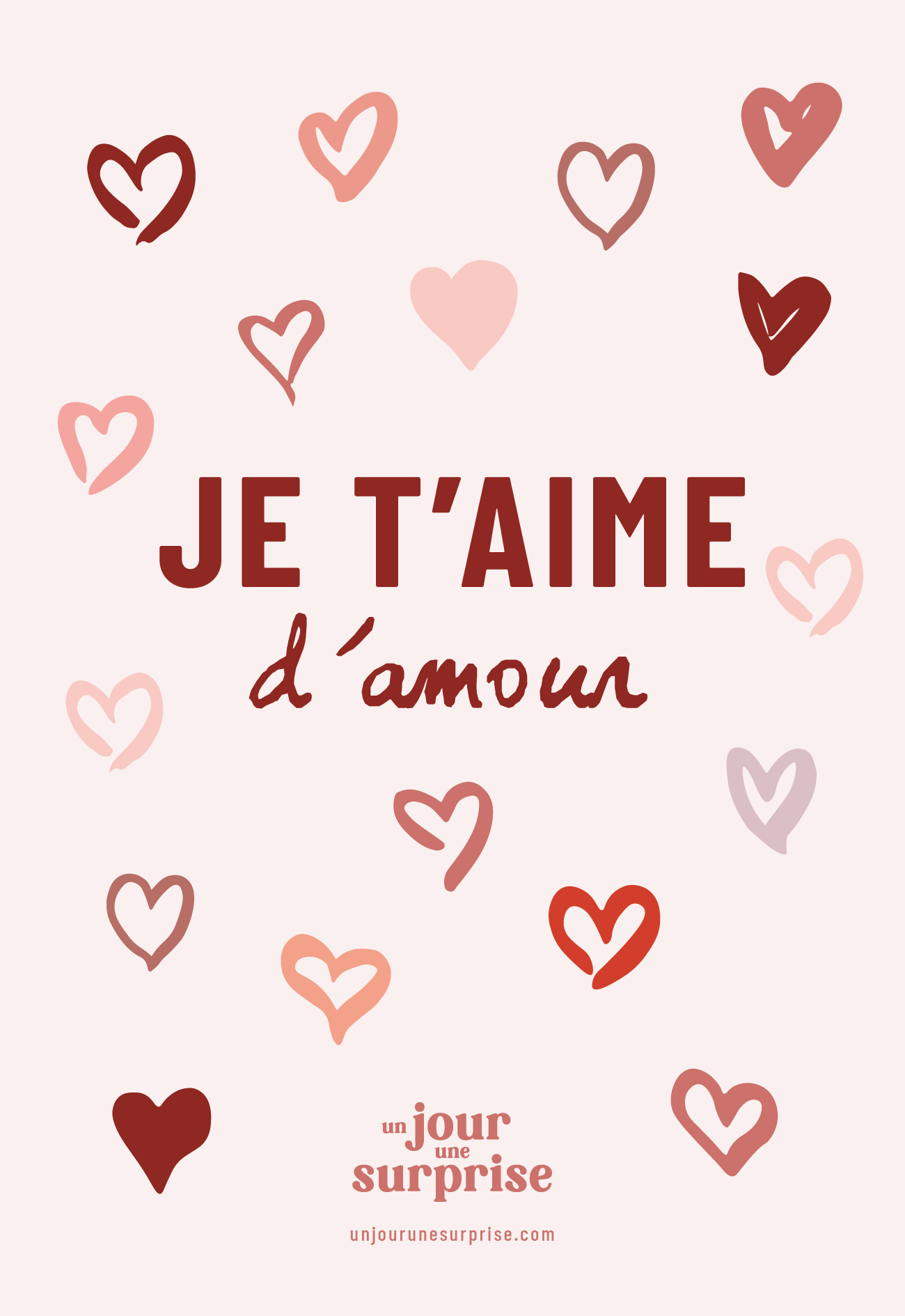 Je t’aime d’amour