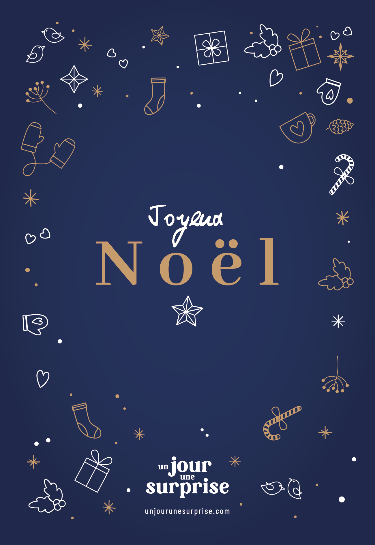Joyeux Noël doré