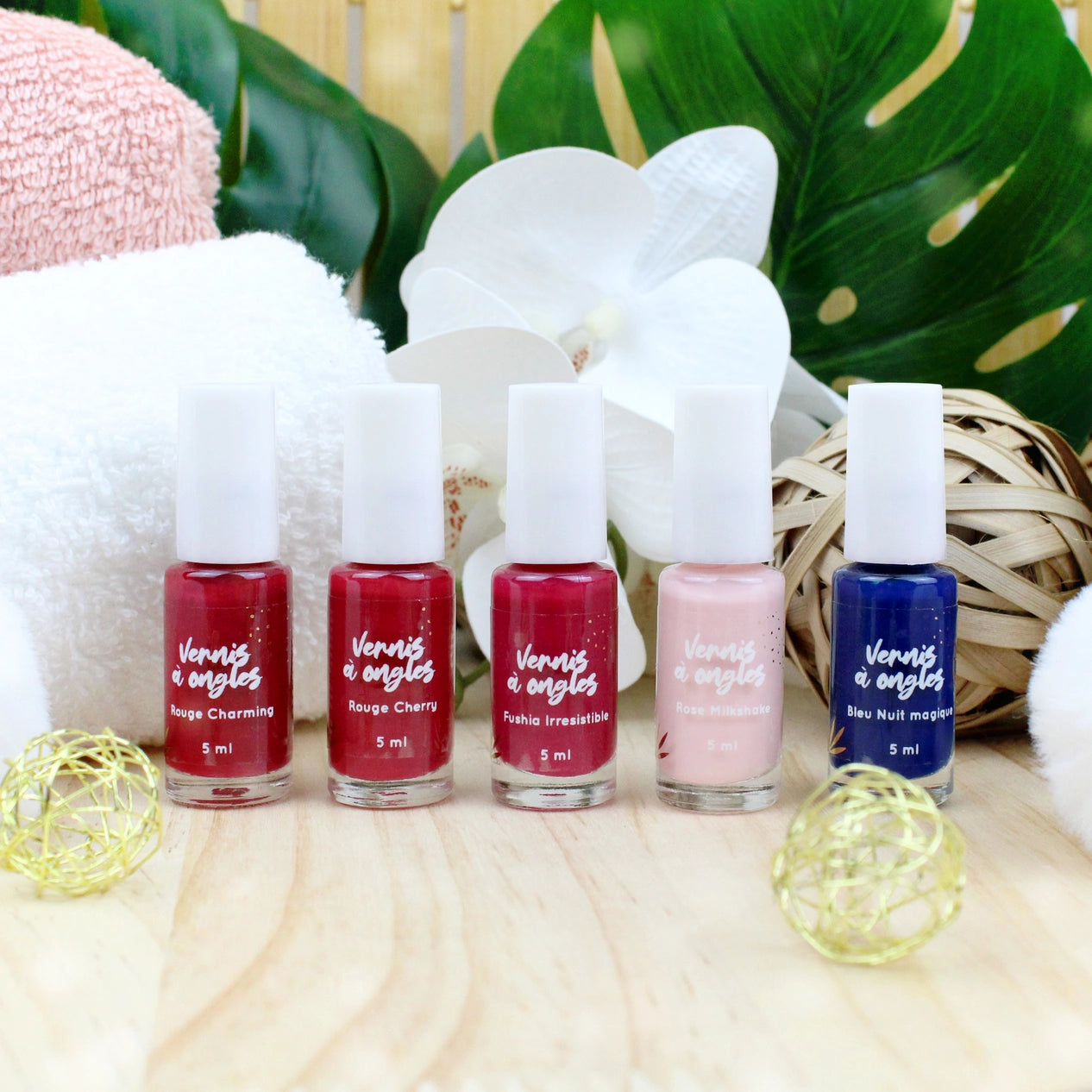 Mini vernis à ongles 5 ml – Couleurs au choix
